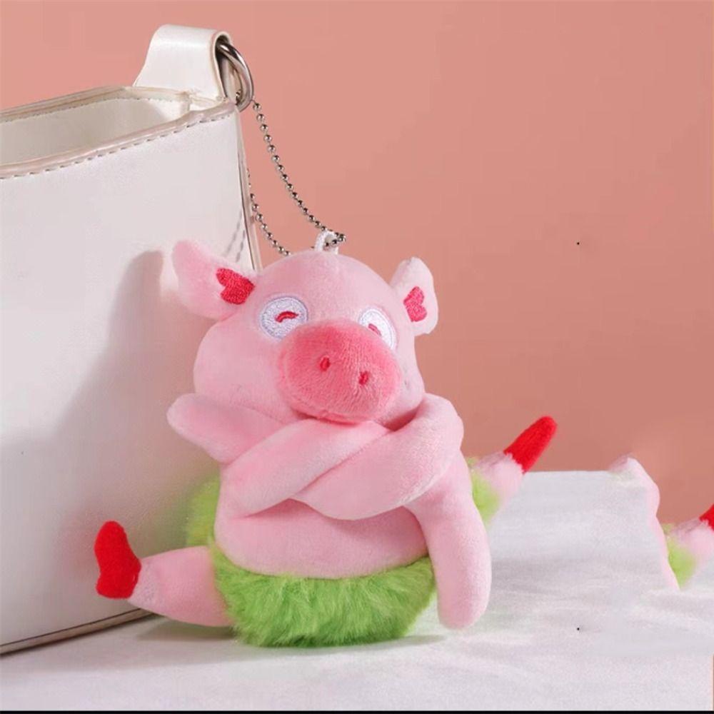 Móc Khóa Heo Hồng Nhồi Bông Aron1 Xinh Xắn
