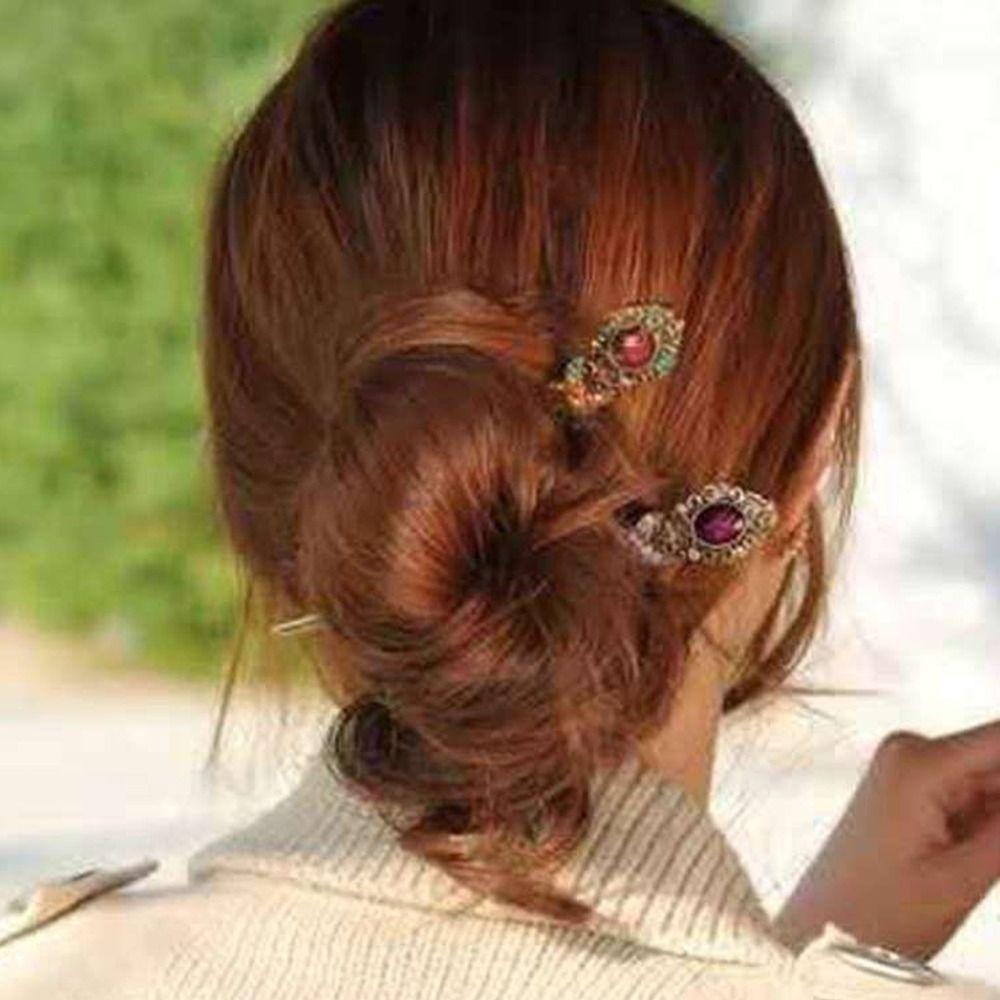 Trâm Cài Tóc Phong Cách Trung Hoa Cổ Điển Thời Trang|Kẹp Tóc Hình Nơ Dễ Thương Cho Bé Gái