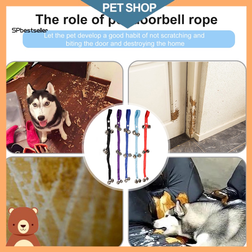 Dây Chuông Treo Cửa Bằng Polyester Dùng Huấn Luyện Thú Cưng