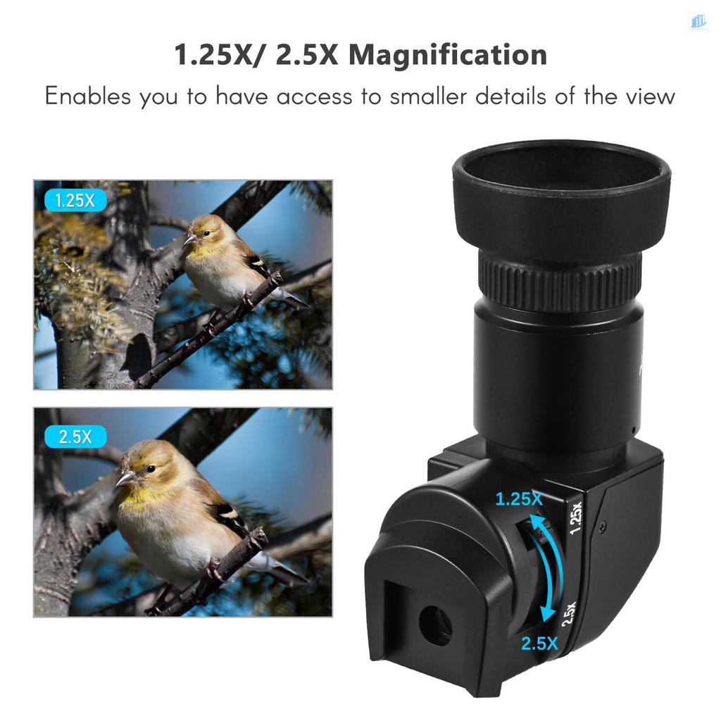 ANDOER Kính Phóng Đại 1.25X / 2.5X Với 10 Ngàm Gắn Thay Thế Cho Máy Ảnh Pentax Olympus Leica Fujifilm DSLR