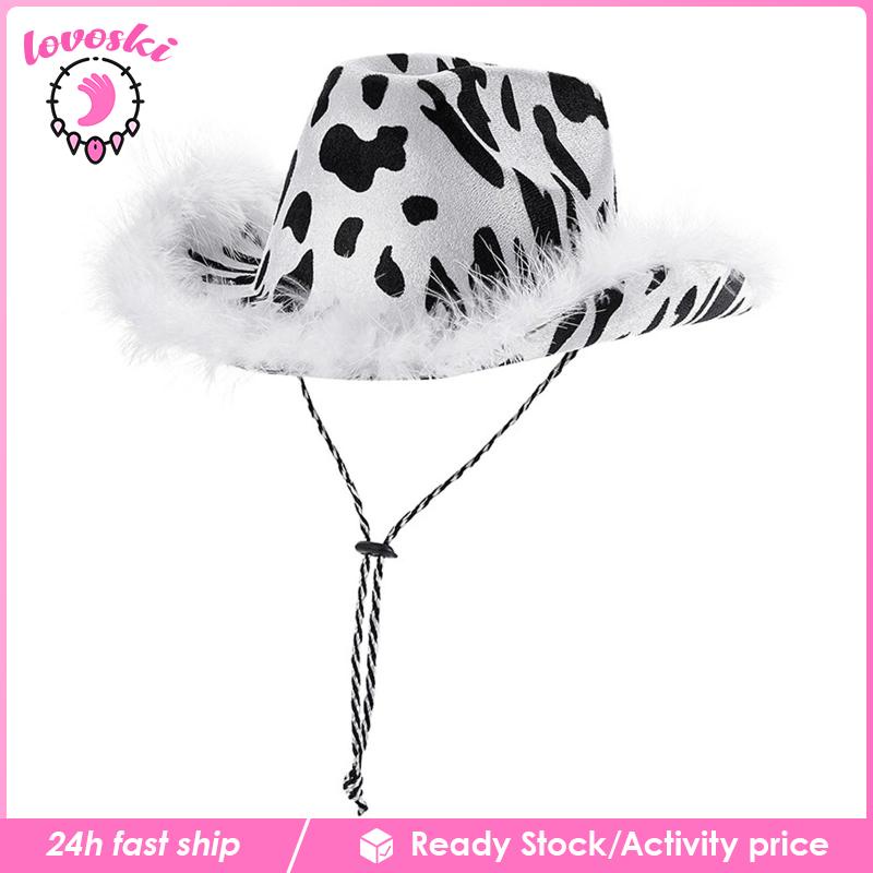 Mũ Cao Bồi Có Dây Buộc Cho Nữ