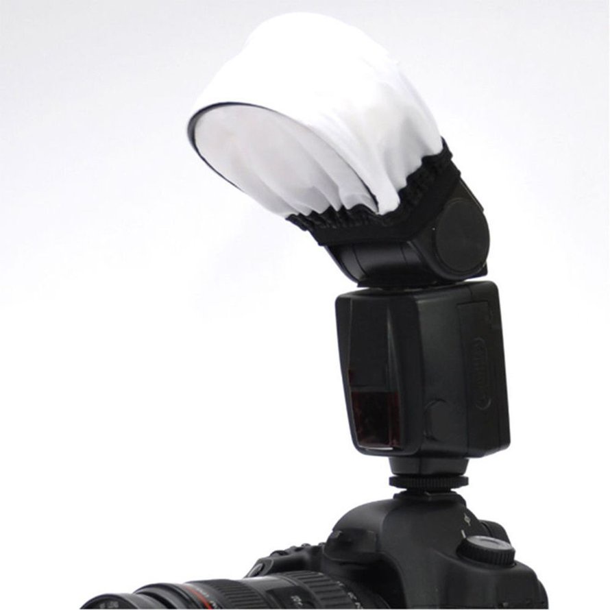 Soft Camera Flash Diffuser Portable Cloth Softbox For Speedlight Cover