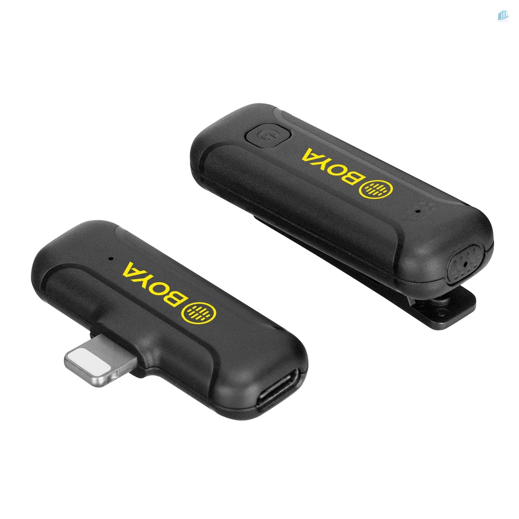 Micro Không Dây Mini 2.4G BOYA BY-WM3T2-D1 2.4G Tích Hợp Pin Thay Thế Cho iPhone 13 / 12