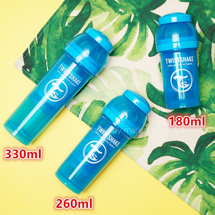 Bình Sữa Em Bé Chống Tràn Xoắn 180ml / 260ml / 330ml