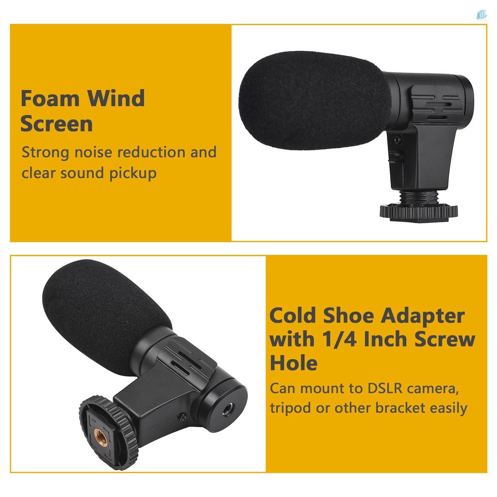 Bộ Khung Điện Thoại Thông Minh Andoer + Bộ Khung Kẹp Điện Thoại Có 3 Ngàm Cold Shoe + Đèn LED Video 3200K-5600K Kèm 5 Bộ Lọc Màu + Micro
