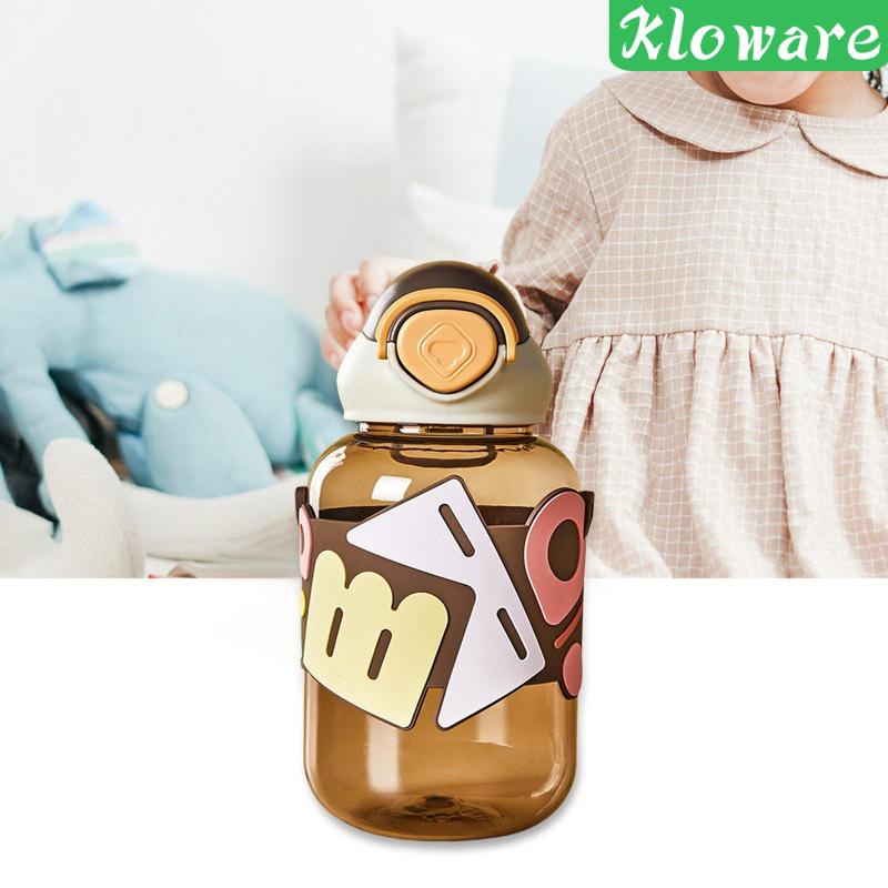 Bình Nước In Hình Hoạt Hình Chống Rò Rỉ Cho Bé