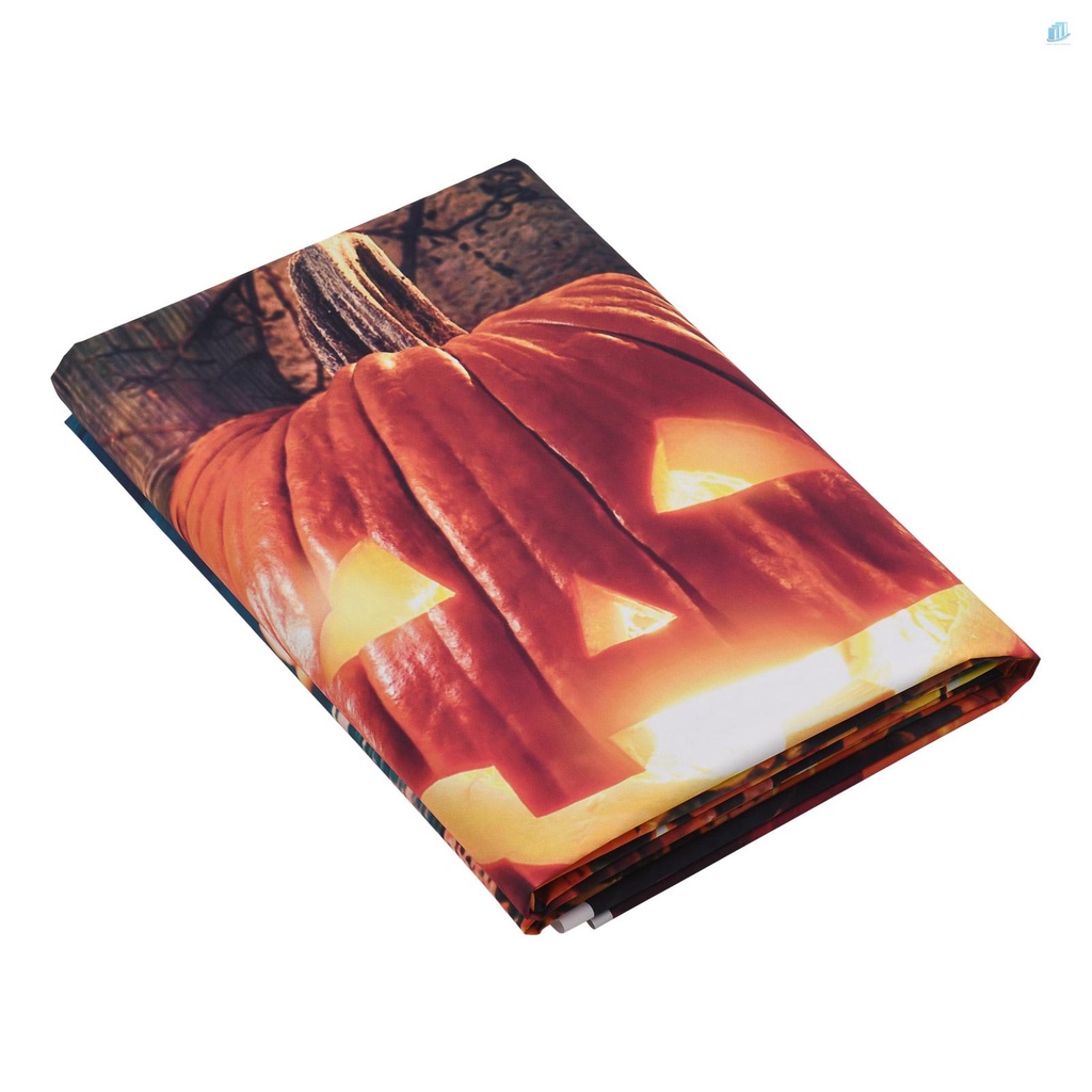 Phông Nền Chụp Ảnh Chủ Đề Halloween In Họa Tiết Bí Ngô Kích Thước 2.1 * 1.5m