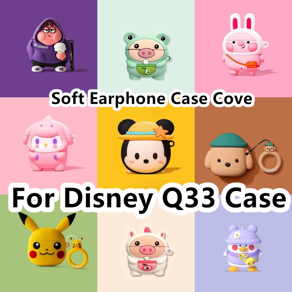 Ốp Bảo Vệ Hộp Đựng Tai Nghe Airpods Q33 Hình Hoạt Hình Disney Xinh Xắn