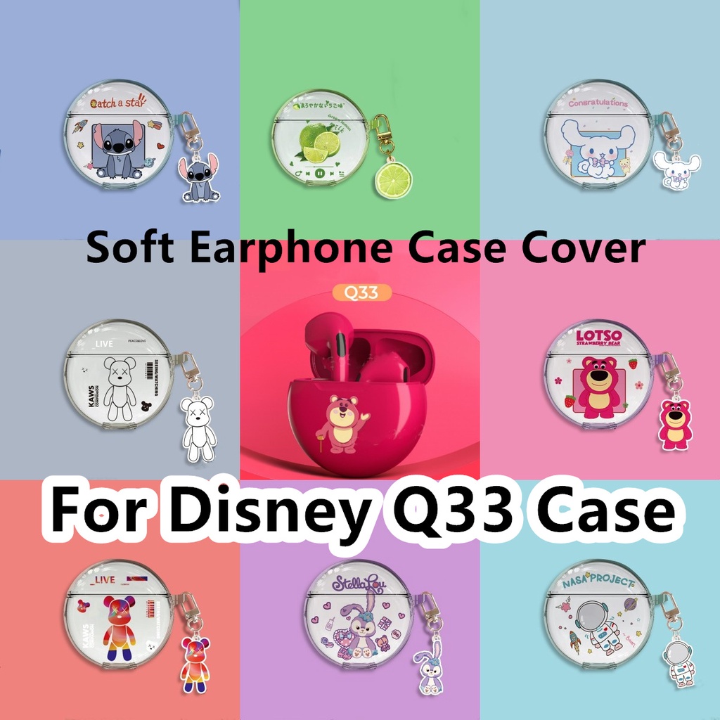 Vỏ Bảo Vệ Hộp Sạc Tai Nghe Q33 Họa Tiết Hoạt Hình Chú Chó Cinnamon Dễ Thương Cho Disney Q33