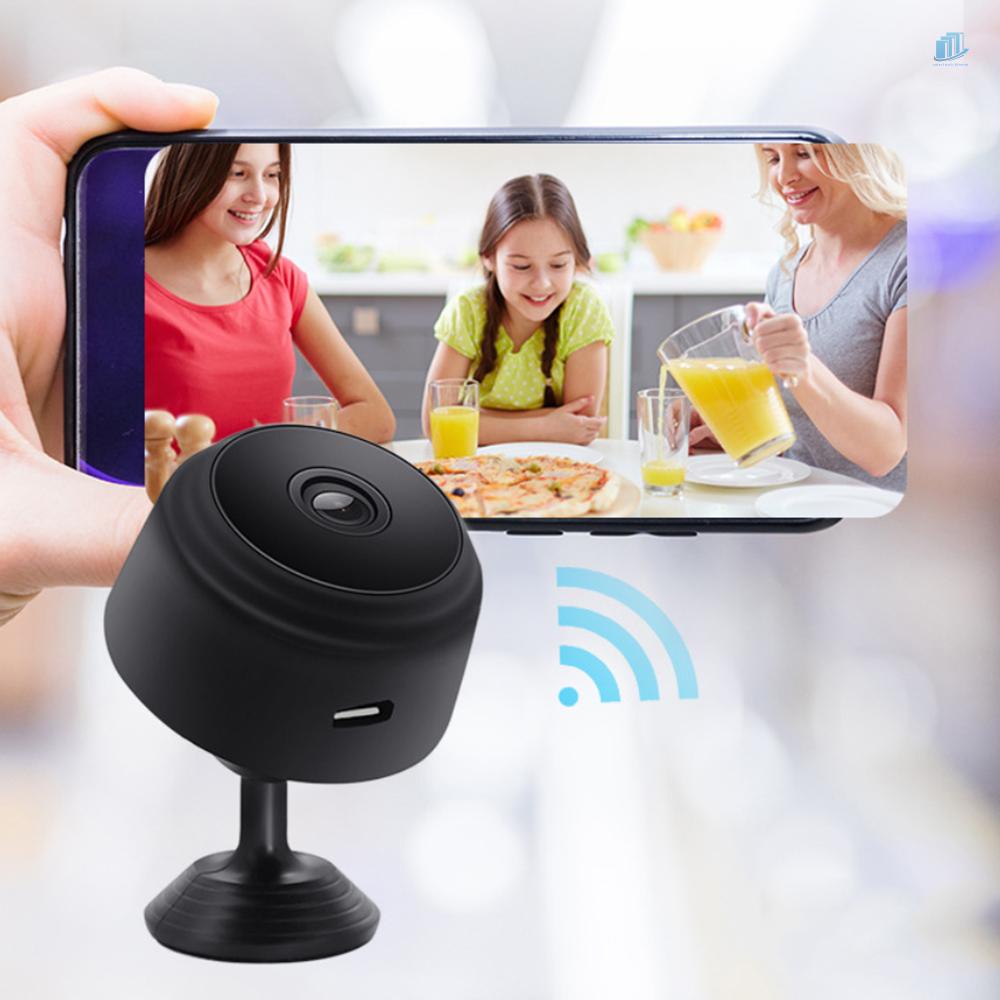 Camera An Ninh Không Dây Tầm Nhìn Ban Đêm Góc Rộng 150 Độ A9 1080P Màu Đen