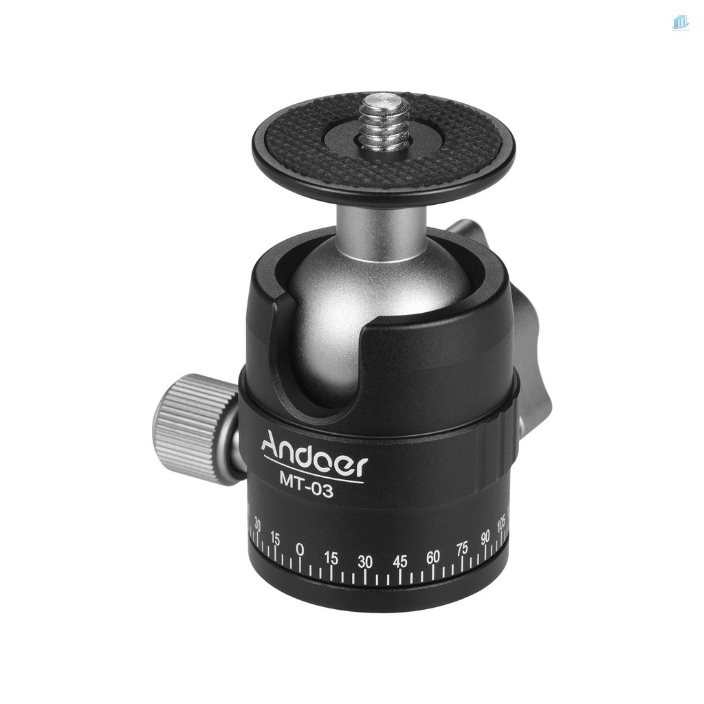 Chân Máy Ảnh Andoer MT-03 Đầu Bi Mini ILDC Tháo Lắp Nhanh Bằng Hợp Kim Nhôm Hình Chữ U Tải Trọng Lớn 5KG / 11LB Chụp Ảnh 5KG / 11LB