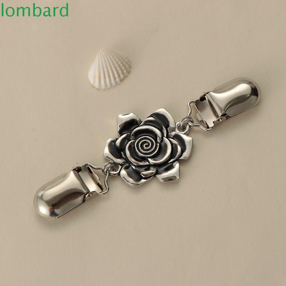 Trâm Cài Áo / Khăn Choàng Cardigan Dệt Kim Họa Tiết Hình Học Thời Trang Cho Nữ