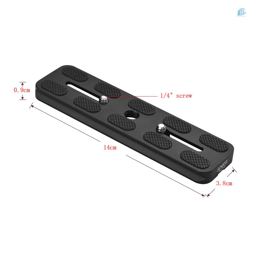 Tấm Tháo Lắp Nhanh 140mm Cho Arca Swiss Tripod Head Thông Minhwatchinone Andoer PU-140 140mm