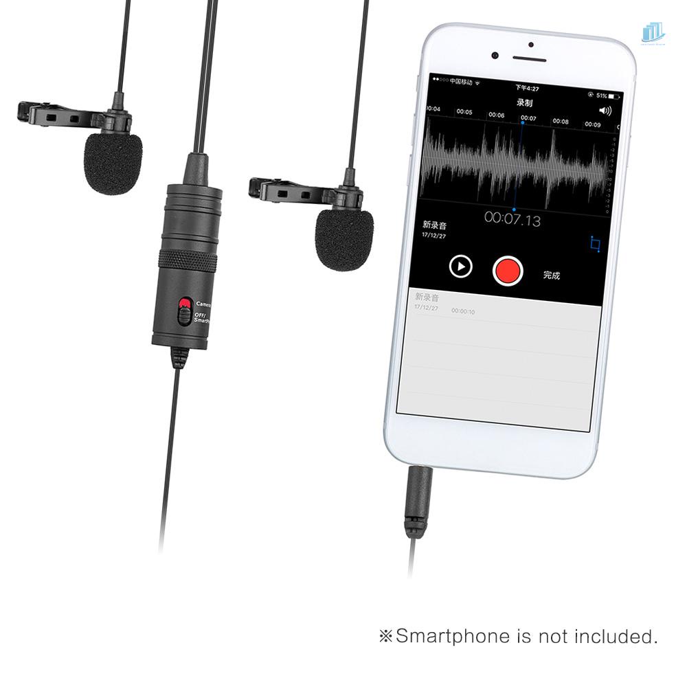 Micro Có Kẹp Gắn Áo Hai Hướng Cho Máy Ảnh DSLR iPhone Samsung Huawei