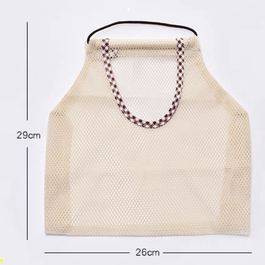 Túi Lưới Đựng Tỏi Và Đồ Khô Treo Tường (Tặng kèm 1 móc treo)