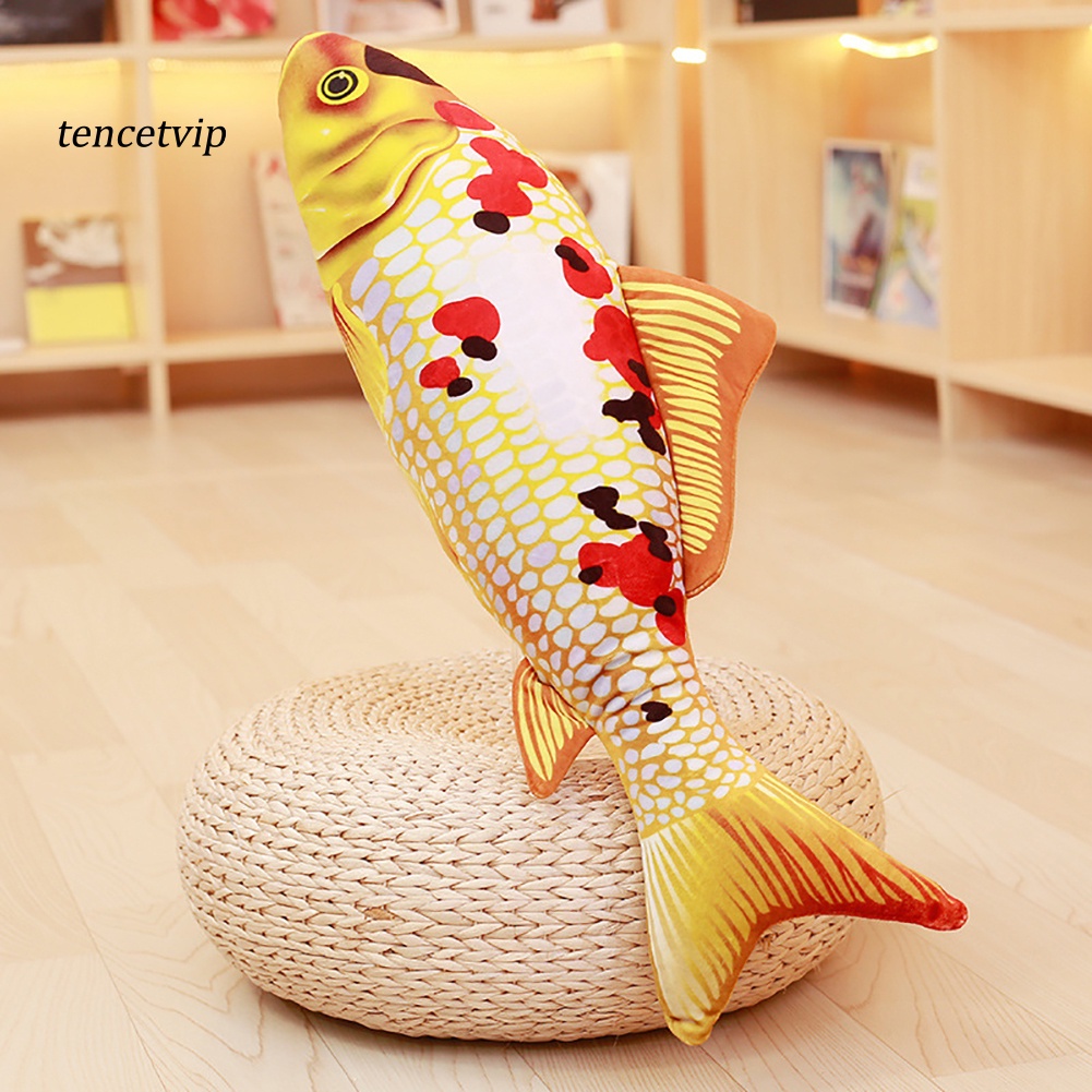 Gối Tựa Lưng Mềm Mại Hình Cá Nhiều Màu Sắc Trang Trí Giường Ngủ / Sofa
