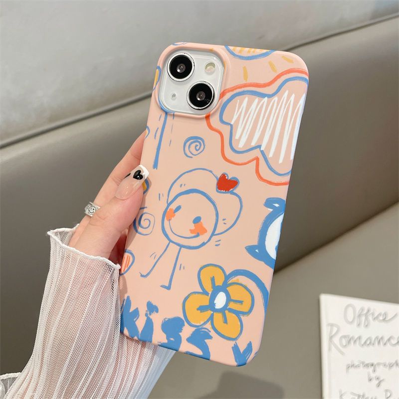 Ốp Điện Thoại Cứng Họa Tiết Graffiti Bảo Vệ Toàn Diện Cho Apple Iphone Xr / iPhone11 Pro Max 14 Pro 71312