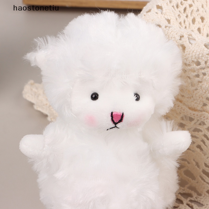 Móc Khóa Hình Cừu Trắng Nhồi Bông Dễ Thương