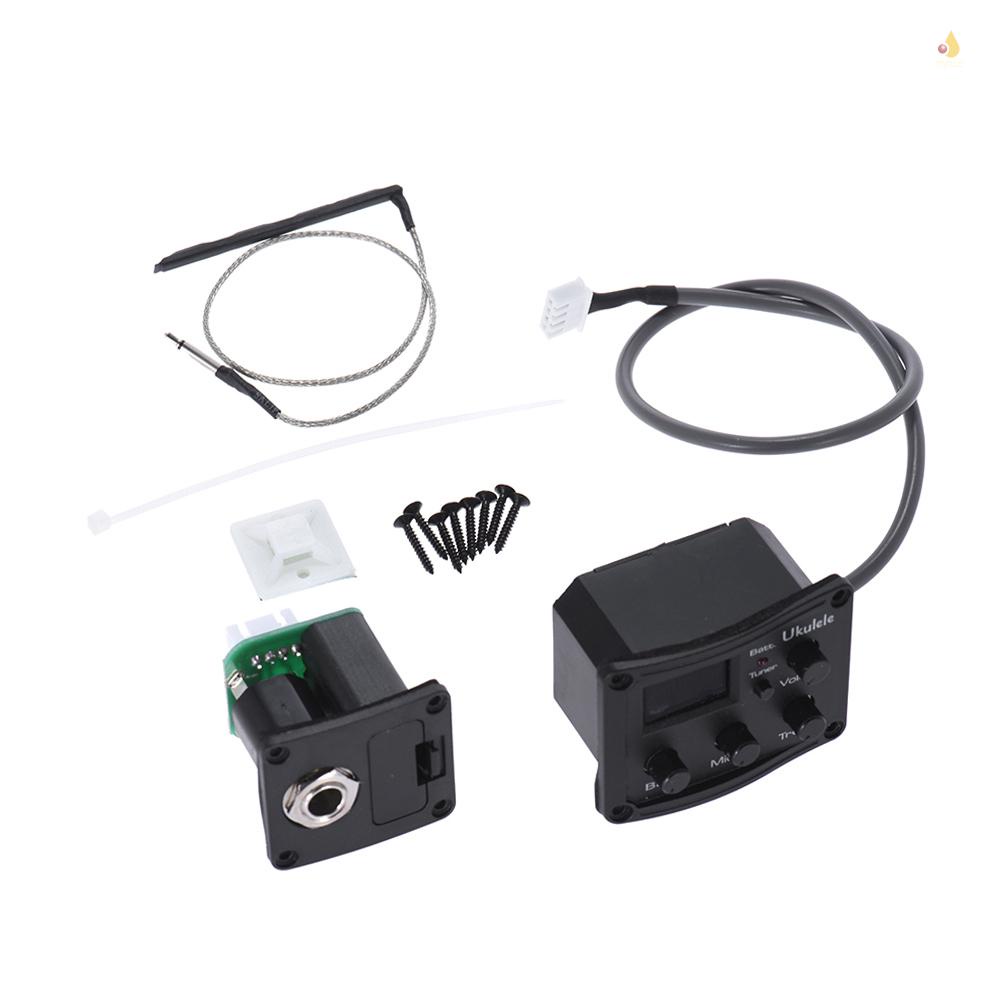 Hệ Thống Điều Chỉnh EQ 3 Băng Tần Với Màn Hình LCD Chuyên Dụng Cho Đàn Ukulele