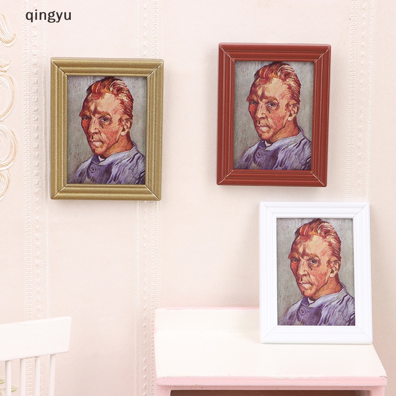 Tranh Sơn Dầu Mini Trang Trí Nhà Búp Bê Tỉ Lệ 1 / 12