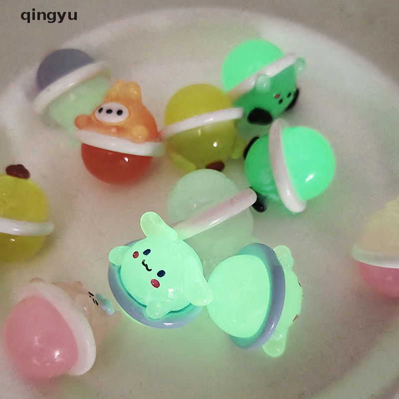 Kẹp Tóc Hình Động Vật Hoạt Hình Bằng Nhựa Phát Quang DIY