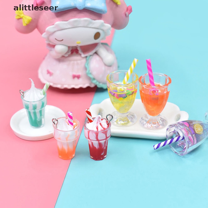 1 Ly Nước Ép Trái Cây Trang Trí Nhà Búp Bê Tỉ Lệ 1 / 6