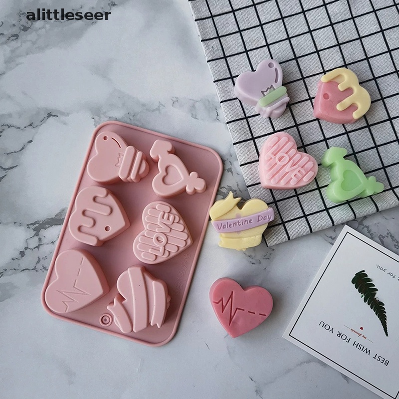 Khuôn Làm Sô Cô La Bằng Silicone Hình Trái Tim