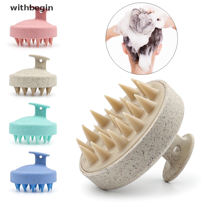 Lược Silicone Mát Xa Da Đầu Khi Tắm Tiện Dụng