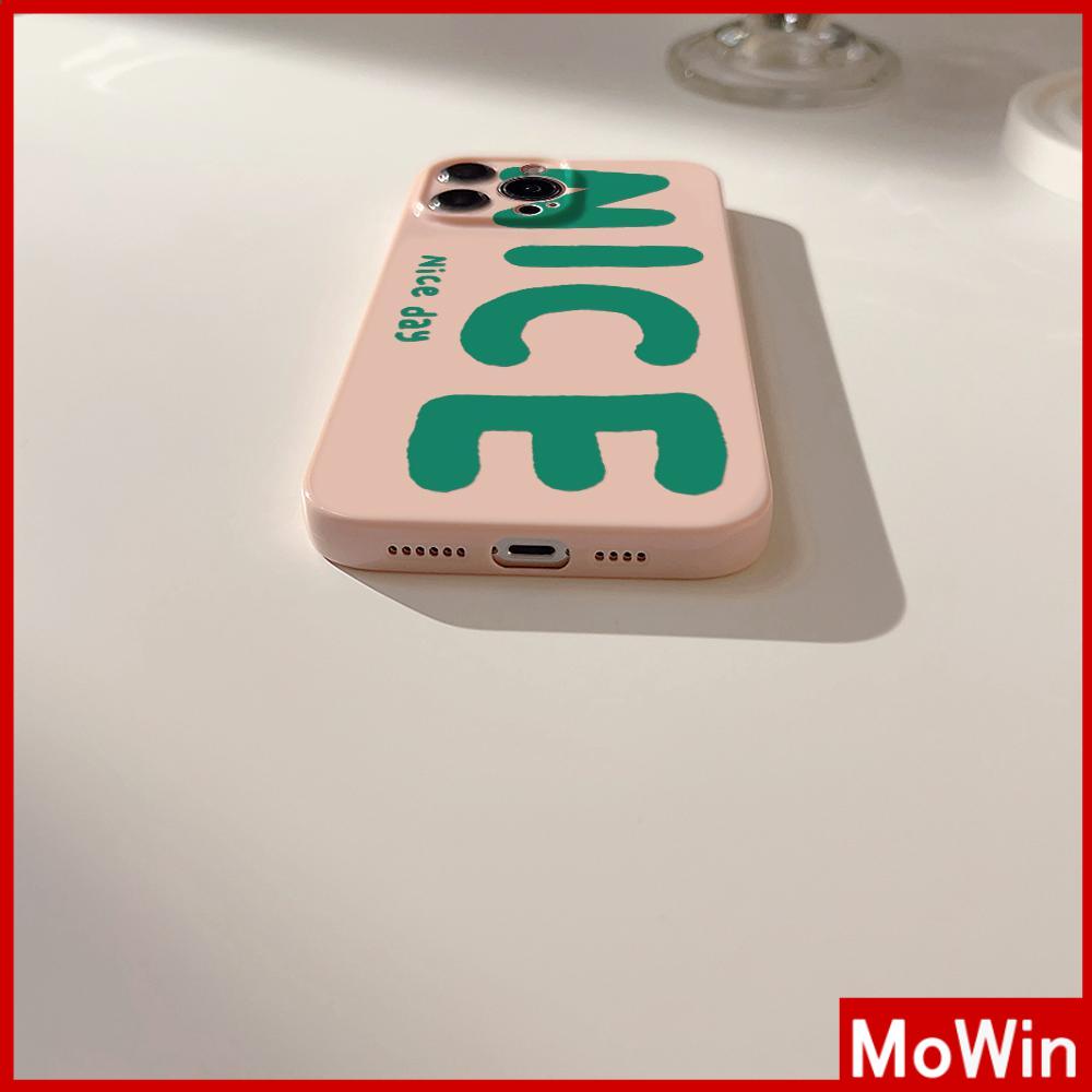 For iPhone 14 Pro Max iPhone Case Cream Glossy Soft Case TPU Shockproof Camera Cover Protection Letters Simple Compatible with iPhone 13 Pro max 12 Pro Max 11 xr xs max 7Plus 8Plus