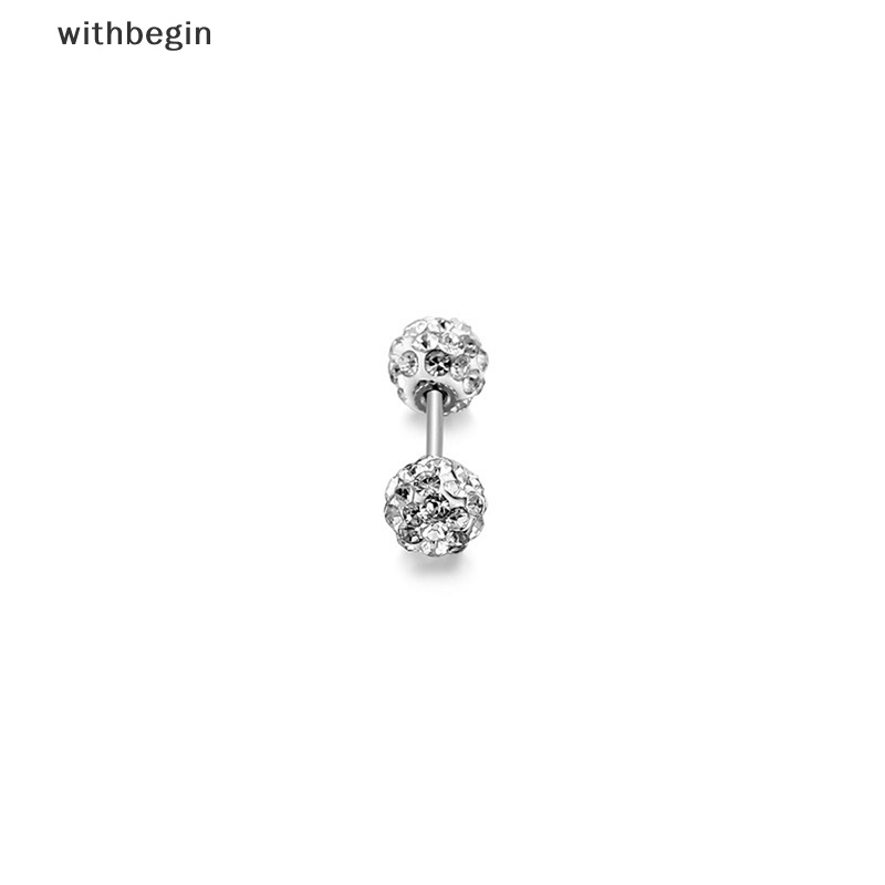 1 Khuyên Tai Bạc 925 Đính Đá Zircon Thời Trang Nữ
