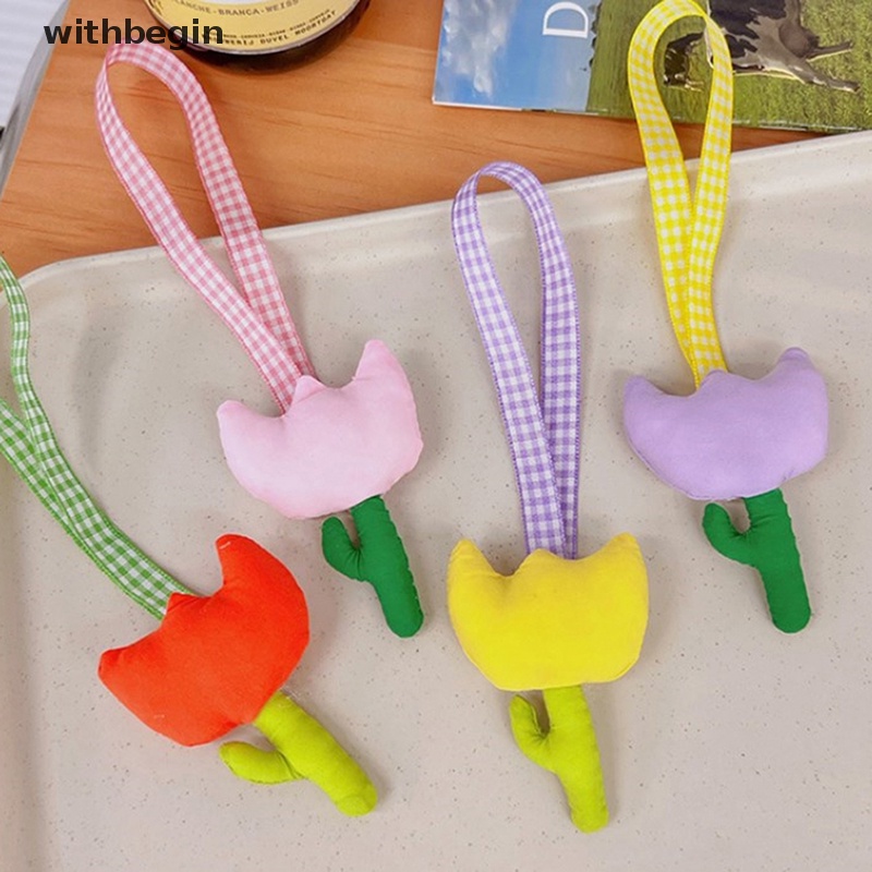 Móc Khóa Hình Hoa Tulip Trang Trí Túi Xách / Điện Thoại Xinh Xắn