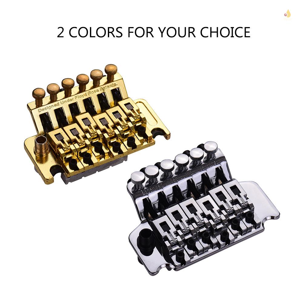 Bộ Hệ Thống Khóa Tremolo Đàn Guitar Điện Tử Thần Bí Hai Đầu Màu Vàng Kim