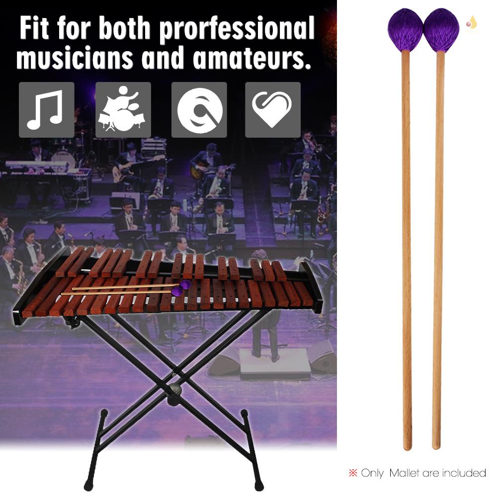 Bộ Nhạc Cụ Marimba Xylophone Glockensplel Kèm Tay Cầm Bằng Gỗ Sồi Chuyên Nghiệp Pu