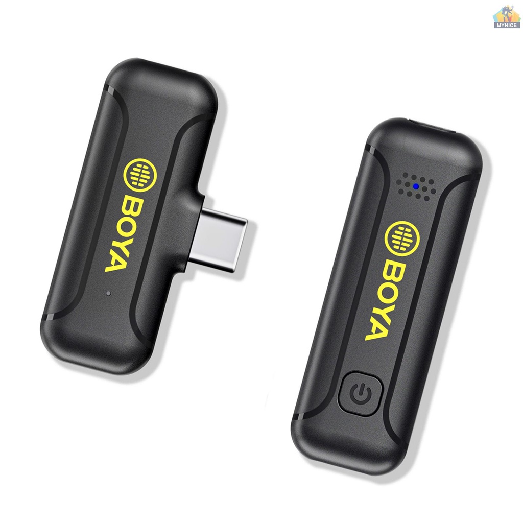 Micro Không Dây Mini 2.4G Kẹp Ve Áo mynice BOYA BY-WM3T2-U1 One-Trigger-One Mini 2.4G Tích Hợp Pin Điện Thoại Thông Minh Vlogs Tablets Vlogs