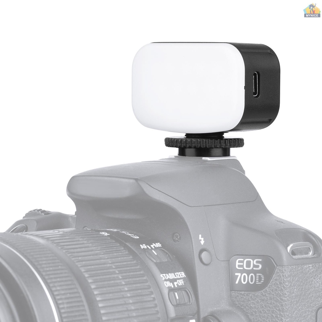 Bộ 16 Đèn LED Mini RGB 7 Hiệu Ứng Ánh Sáng Nhiều Màu Với Lỗ Vít 1 / 4 Inch Hỗ Trợ Quay Video / Chụp Ảnh Selfie