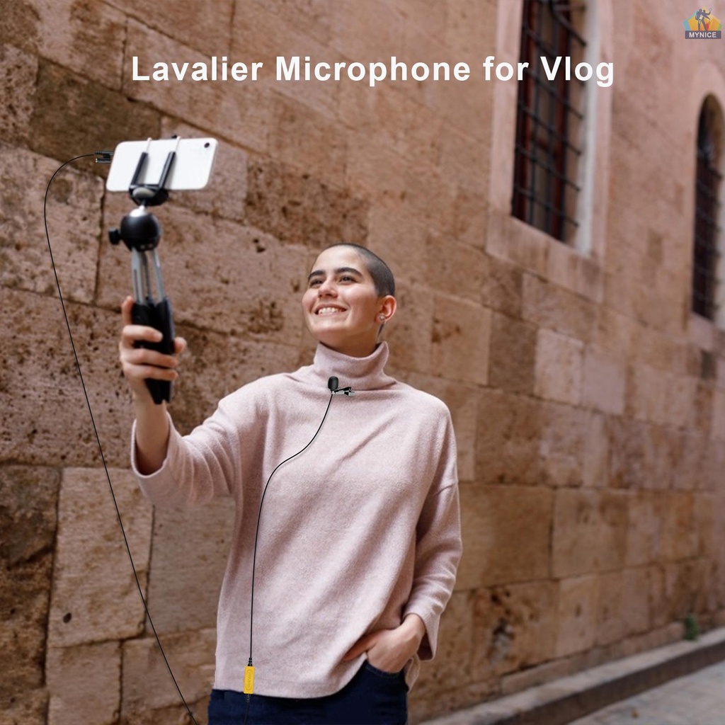 Micro Cài Áo Đa Năng mynice 7Yms S.LAV 01 Giắc Cắm 3.5mm TRRS Có Giám Sát Tai Nghe DSLR / Điện Thoại Thông Minh / Máy Ảnh