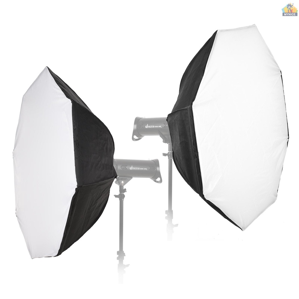 Hộp Mềm Nhỏ Gọn Có Thể Gập Lại Chuyên Nghiệp 95cm Octagon Làm Phụ Kiện Chụp Ảnh Chân Dung Live Stream Video Stream