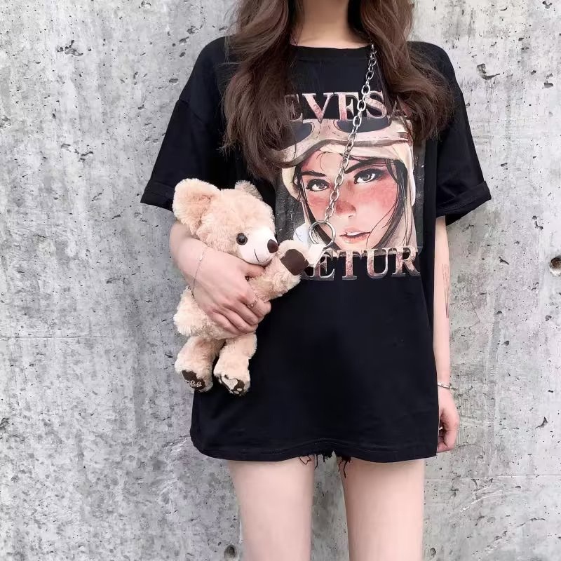 Áo Thun Cổ Tròn Thời Trang Mùa Hè Nhật Bản Giản Dị Dành Cho Nam