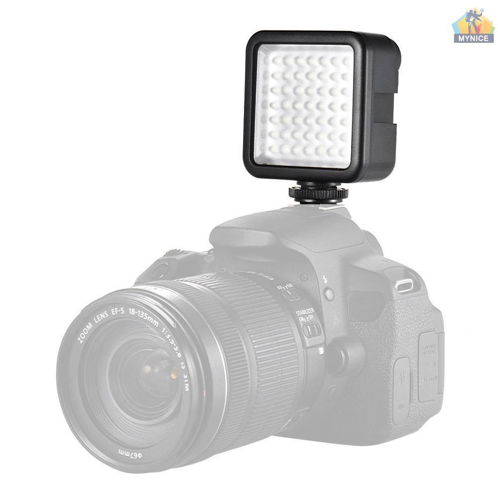 Đèn LED Mini Gắn Bảng Điều Khiển Quay Video A7 DSLR Andoer W49 Mini Interlock W49 Có Thể Điều Chỉnh Độ Sáng