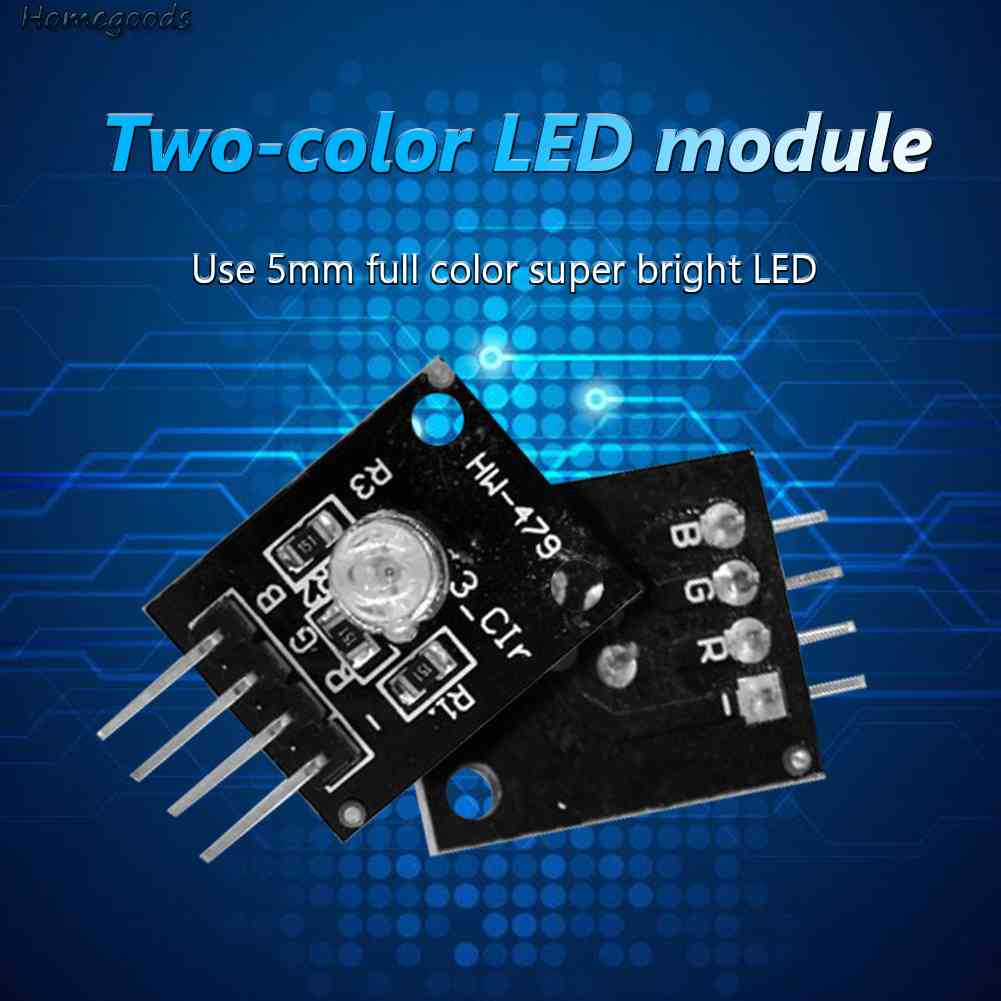 Mô Đun Cảm Biến Đèn LED Hai Màu HW-479 3.3V 5V 5mm KY-011 PCB 2023