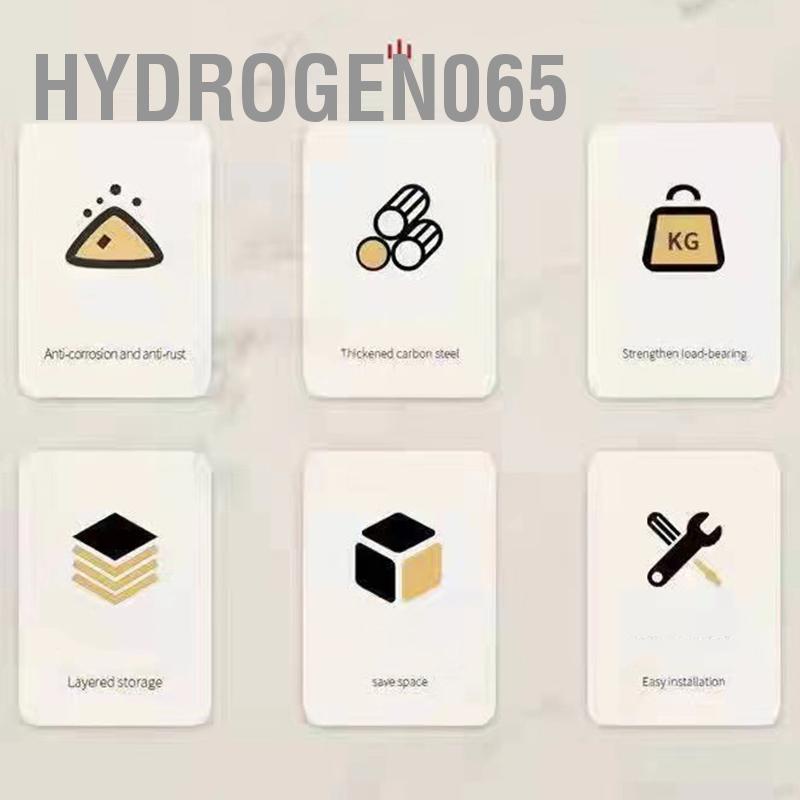 Hydrogen065 Giá Để Đồ Nồi Nhiều Lớp Chịu Lực Chắc Chắn Góc Tròn Dụng Cụ Tổ Chức Cho Nhà Bếp