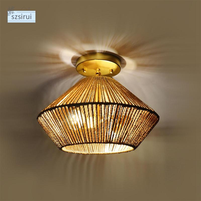 Dây Thừng Nối Đèn Trần Nhà Trang Trí Phòng Học Handmade