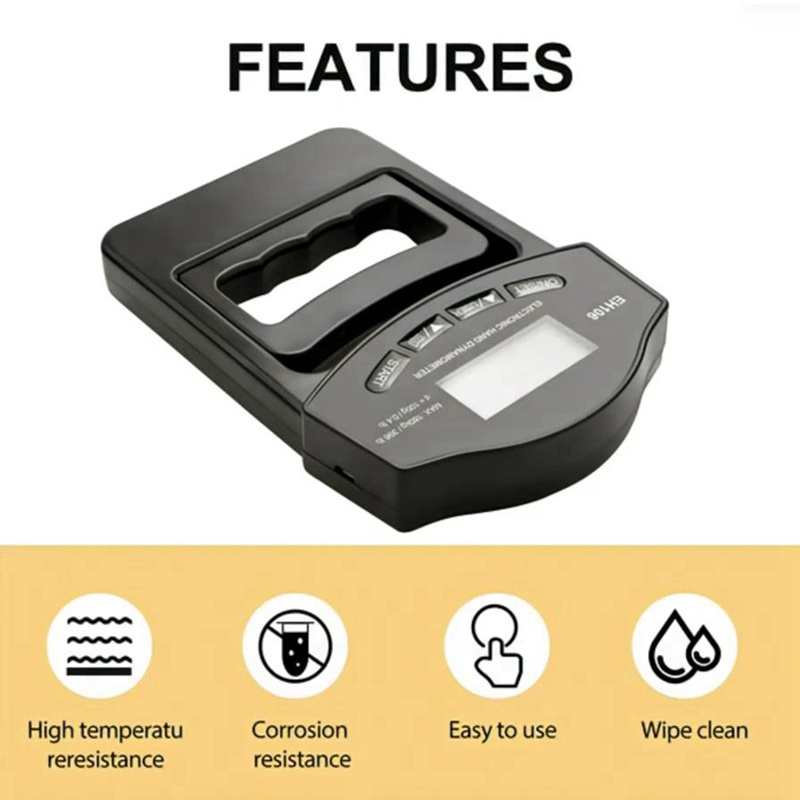 Grip Strength Tester,396Lbs '180Kg Digital Hand Dynamometer Grip Strength Meter Màn hình LCD USB Hand Grip Dynamometer