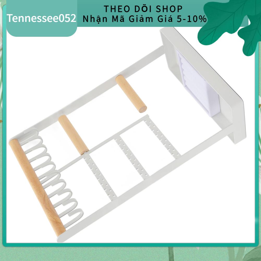 Tennessee052 Trang Sức Người Tổ Chức Đứng 4 Tầng Vòng Cổ Giá Đỡ Màn Hình 10 Móc Tay Đáy Khay Cho Nhà Ký Túc Xá