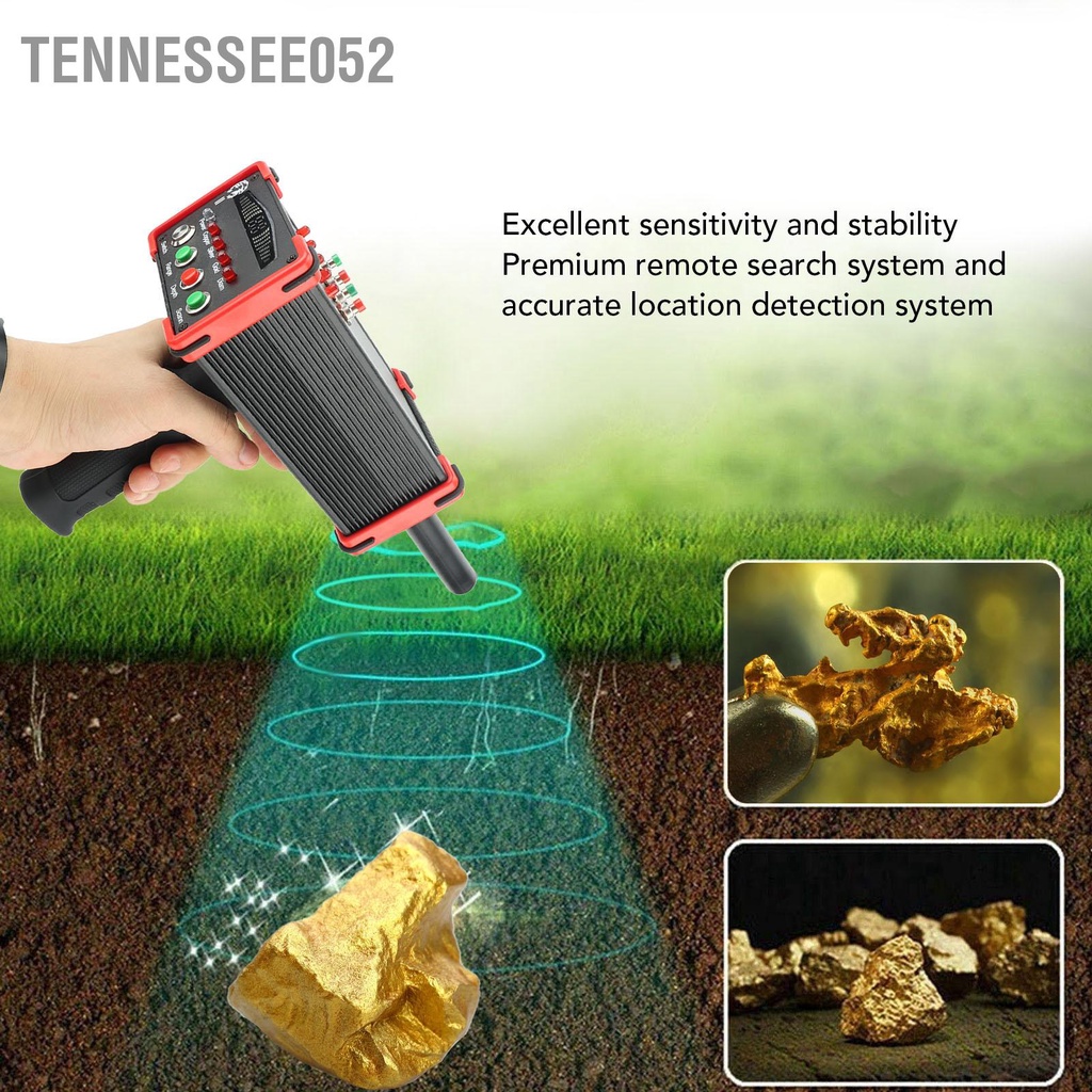 Tennessee052 Máy Dò Kim Loại Phạm Vi 1000M Độ Sâu 15M Chính Xác Cao Nhạy Cảm Công Cụ Tìm Kho Báu Dưới Lòng Đất Quét Vàng Bạc Đồng