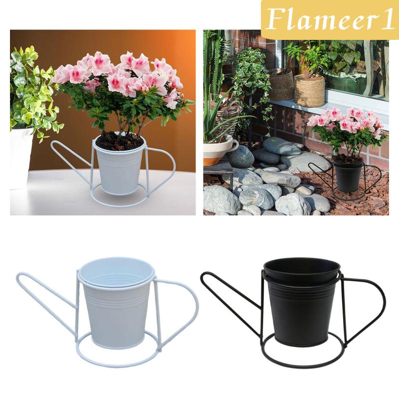 [Flameameer1] Chậu Hoa Kim Loại Trang Trí Ban Công