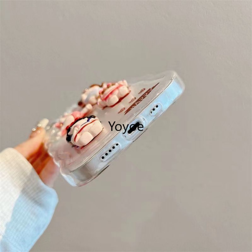 Ốp Điện Thoại Mềm Họa Tiết Cô Gái 3D Chống Sốc Cho iPhone 14 11 12 13 Pro Max X XS XR 7 8 14 Plus SE