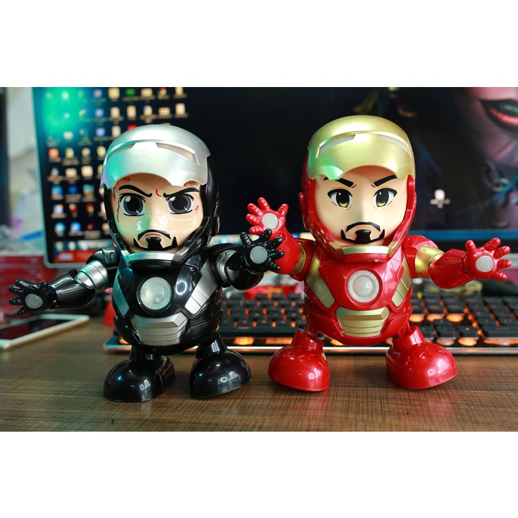 Đồ Chơi robot Điện Tử Nhảy Múa Vịt Vàng Nhỏ Avengers Phong Cách Bùng Nổ Cho Trẻ Em