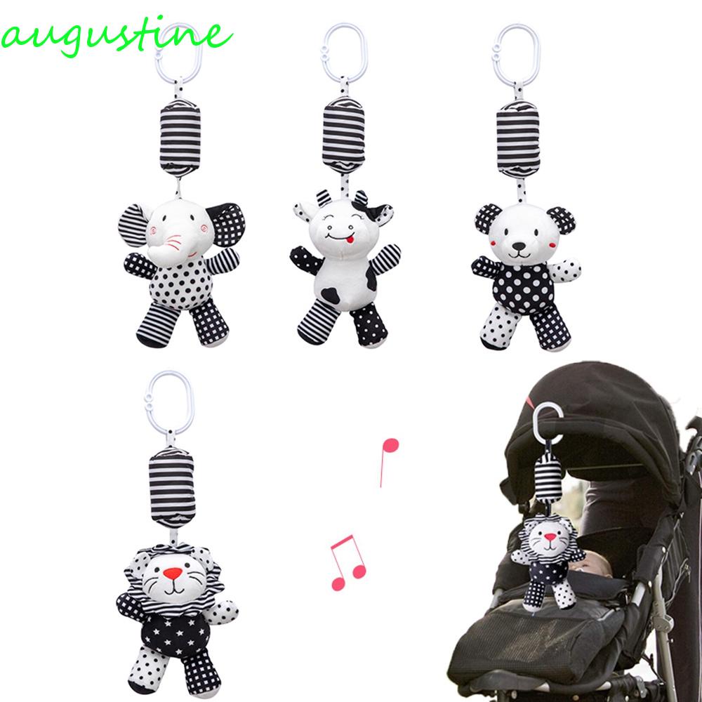 Chuông Gió Trắng Đen Treo Xe Đẩy Em Bé