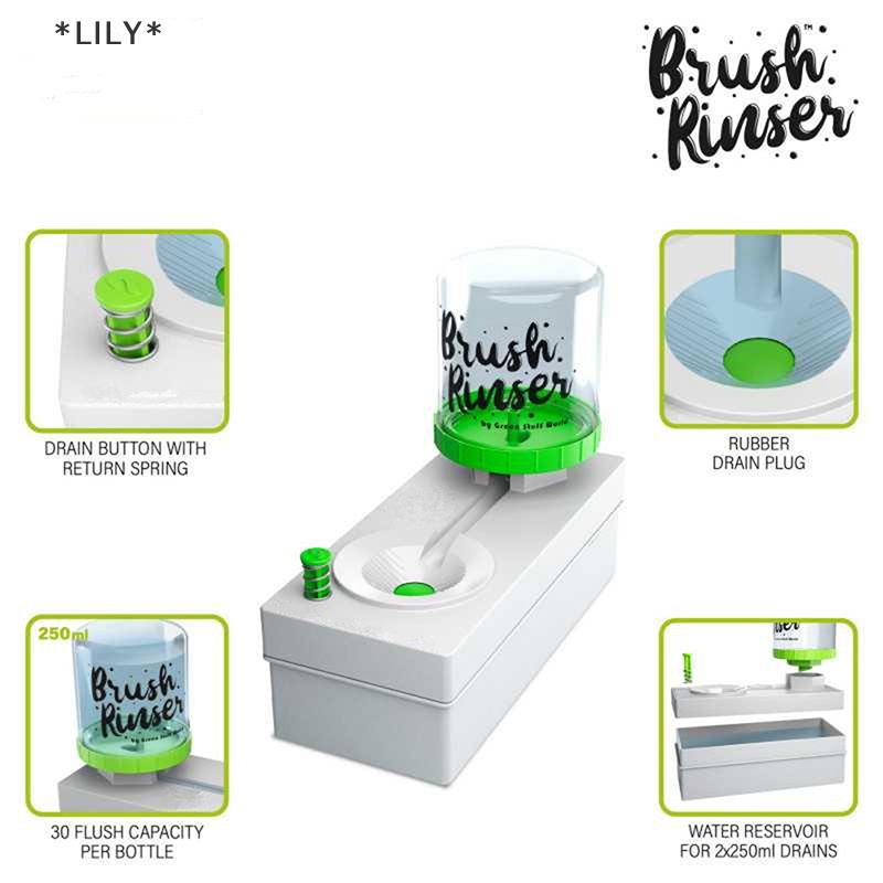 LILY Bàn chải Rinser sơn bàn chải sạch hơn với rửa chén Sơn bàn chải sạch Scrubber uuu